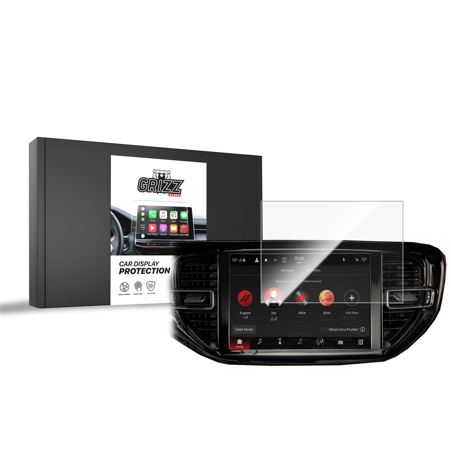 Ceramic screen film Dodge Durango 10" (2020-2025) Grizz