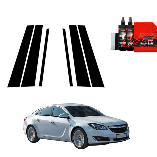 6in1 Black film for pillars Opel Insignia A Sedan Facelifting (2013-2017)