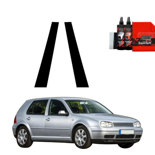 2in1 Juoda plėvelė statramsčiams Volkswagen Golf 4 Hatchback 5D (1997-2003)