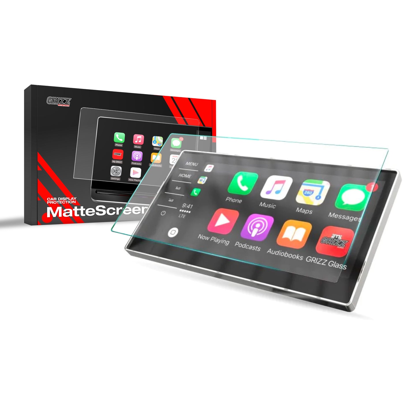 Anti-fingerprint screen film Skoda Karoq 9.2" Columbus (2017-2025) Matte Grizz