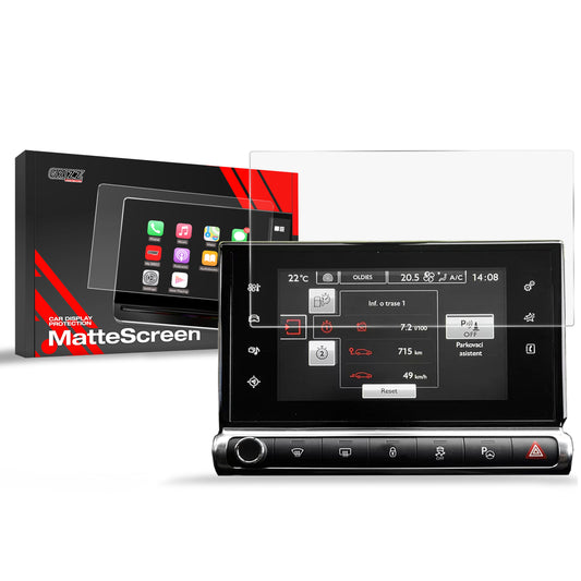 Anti-fingerprint screen film Citroen C4 Cactus (2014-2024) Matte Grizz