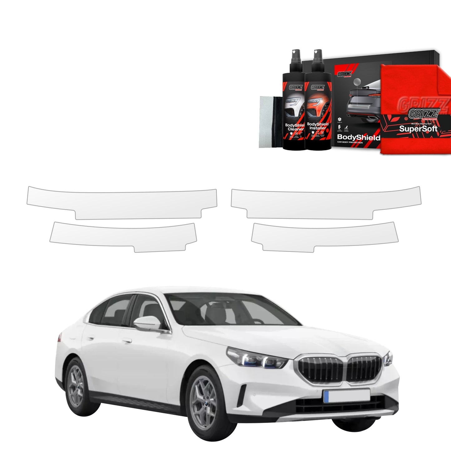 4in1 Protective film for sills for BMW 5 Sedan G60 520i (2024-2025)