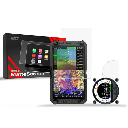 Anti-fingerprint screen film LX9050 vario V8 Matte Grizz 2in1