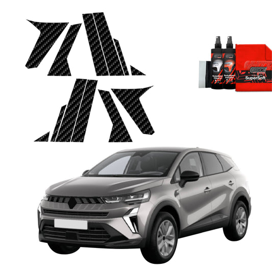 12in1 Anglies pluošto plėvelė statramsčiams Renault Symbioz (2024-2025)