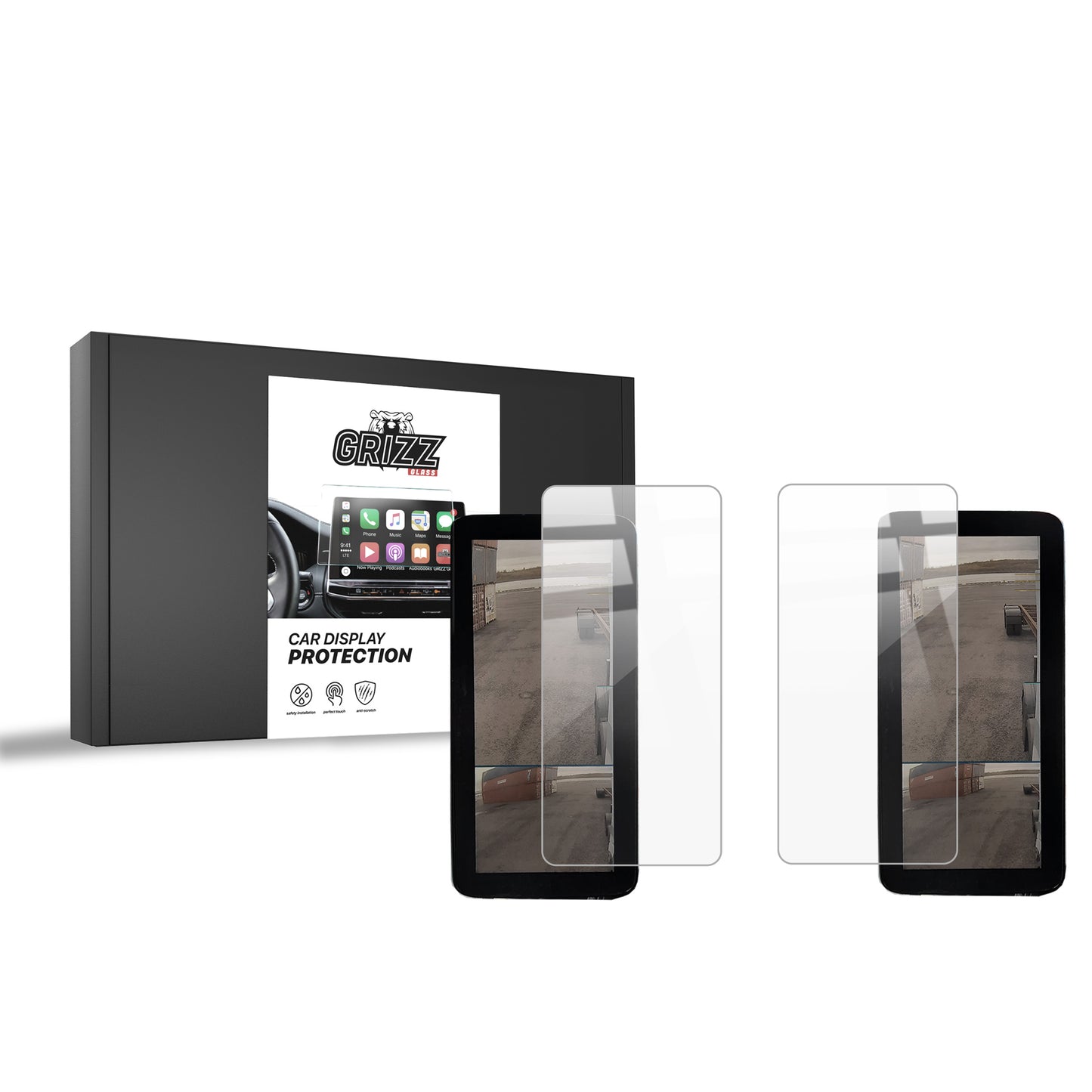 Ceramic screen film Mercedes Actros Mirrors (2019-2024) Grizz 2in1