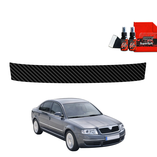 Carbon fiber film for the boot sill Skoda Superb (2001-2008)