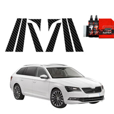 8in1 Anglies pluošto plėvelė statramsčiams Skoda Superb 3 Combi (2015-2019)