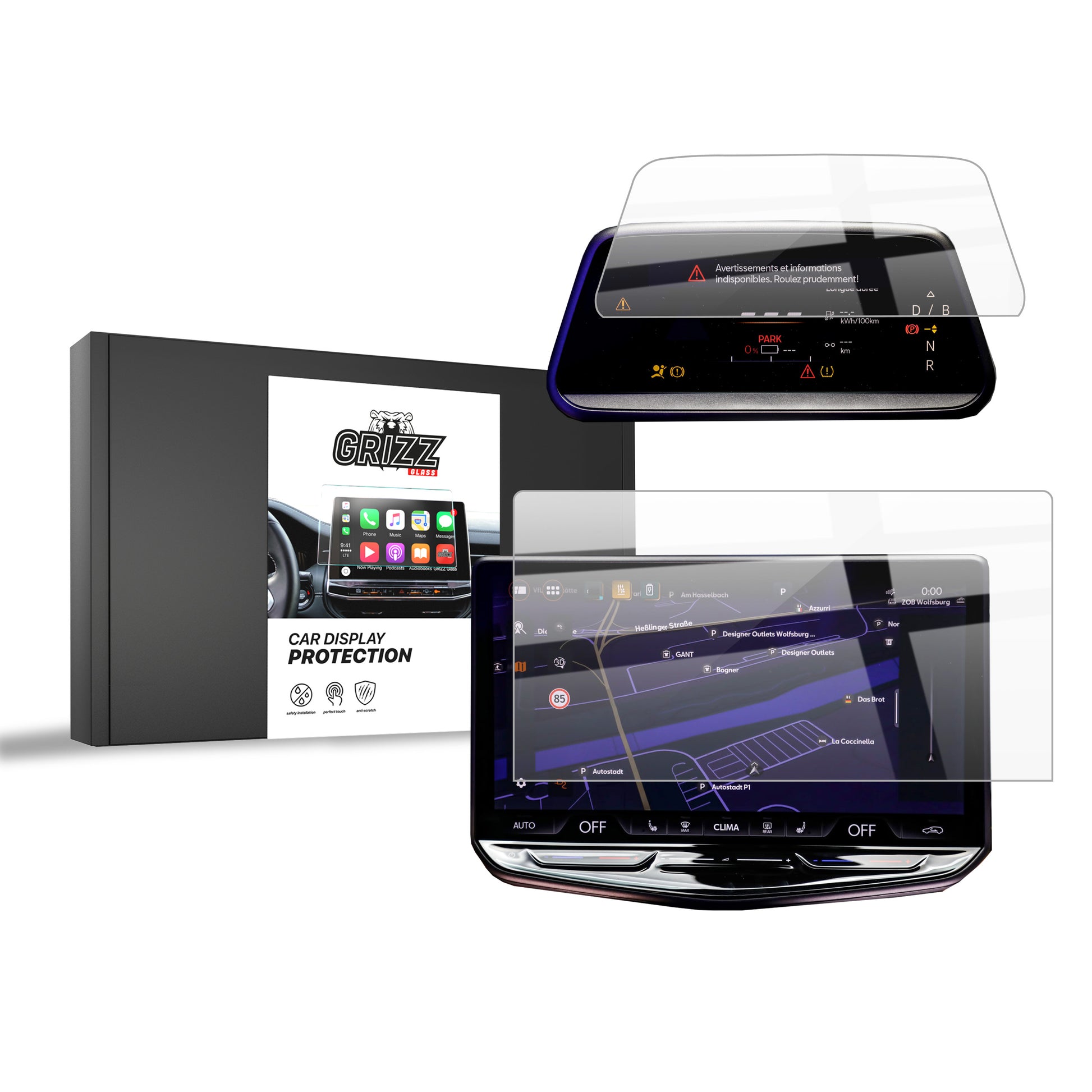 Ceramic screen film Cupra Tavascan 15" (2025) Grizz 2in1