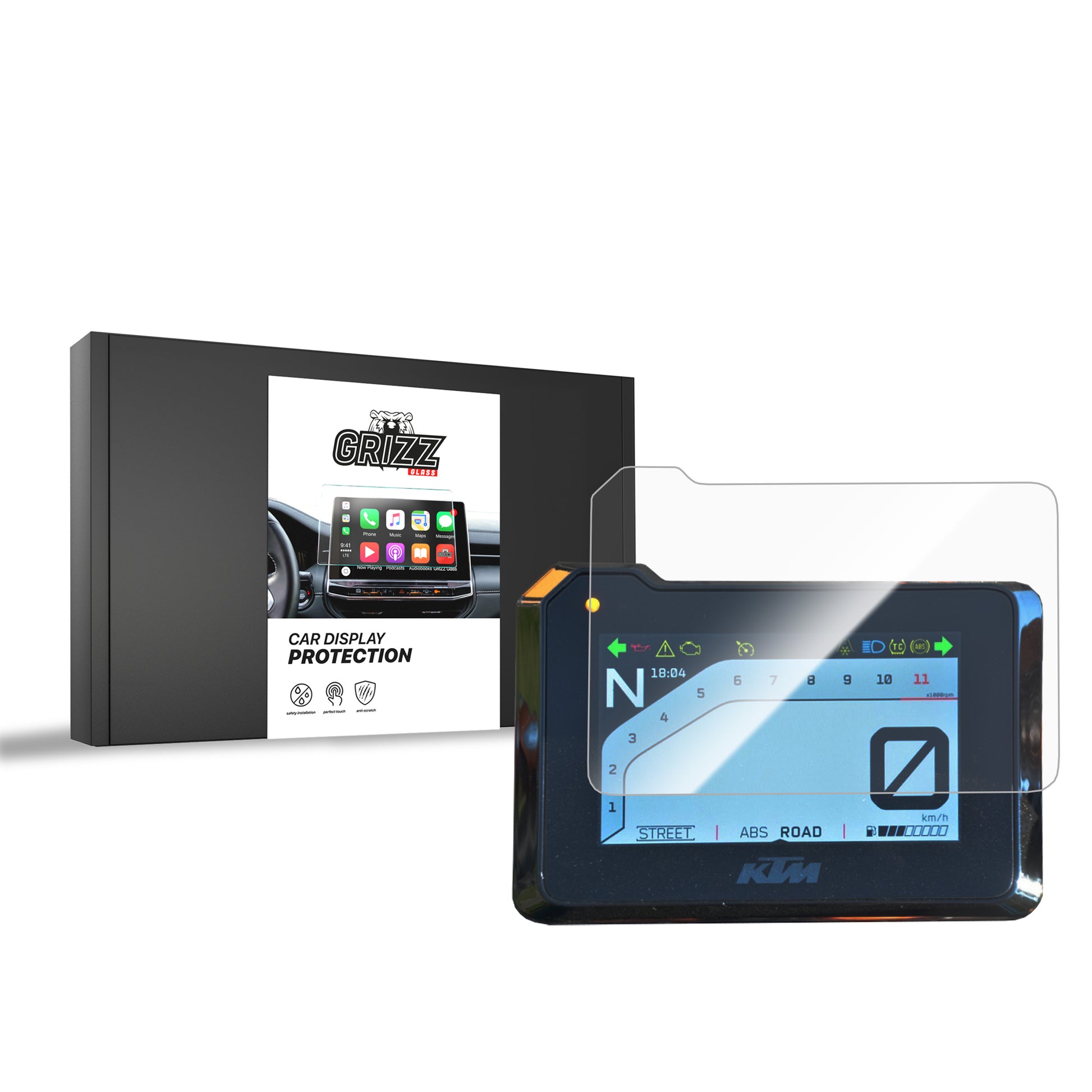 Ceramic screen protector for Husqvarna Vitpilen 401 5" (2024-2025) Grizz