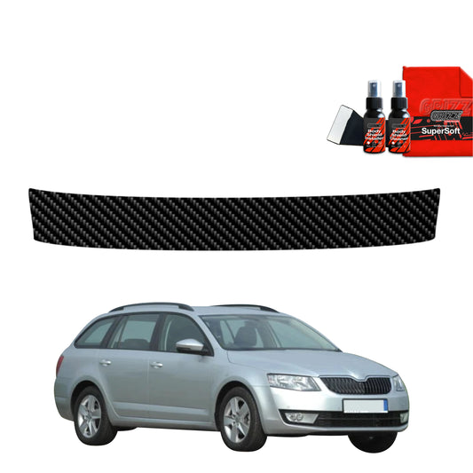 Carbon fiber film for the trunk sill Skoda Octavia 3 Kombi 5D (2017-2020)