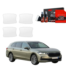 4in1 Apsauginė plėvelė po durų rankenomis Skoda Superb 4 Combi (2024-2025)