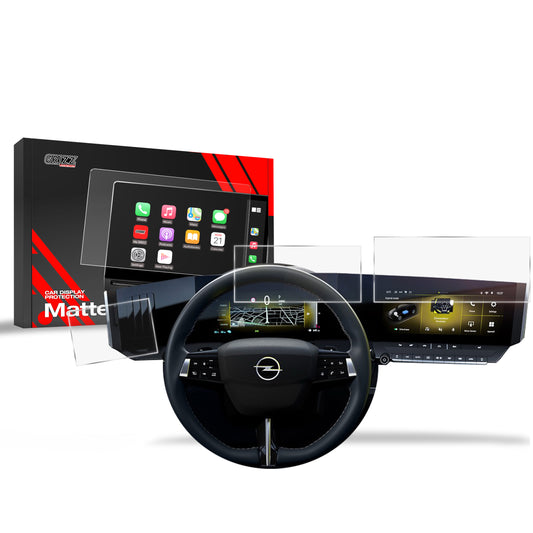 Ekrano plėvelė nuo pirštų atspaudų Opel Astra L Pure Panel 10" (2021-2025) Matine Grizz 3in1