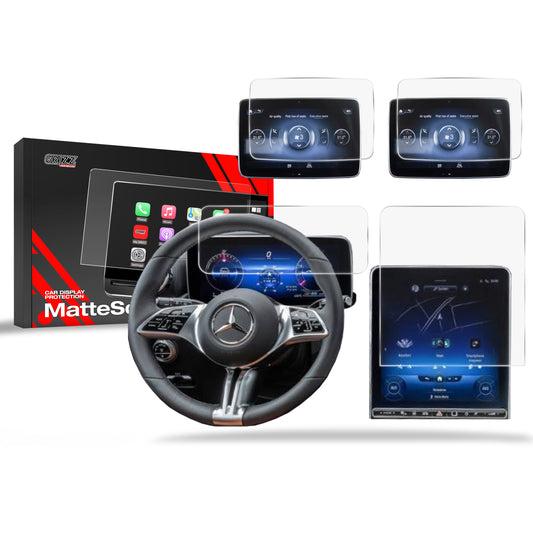 Anti-fingerprint screen film Mercedes S Klasa W223 (2020-2025) Matte Grizz 4in1