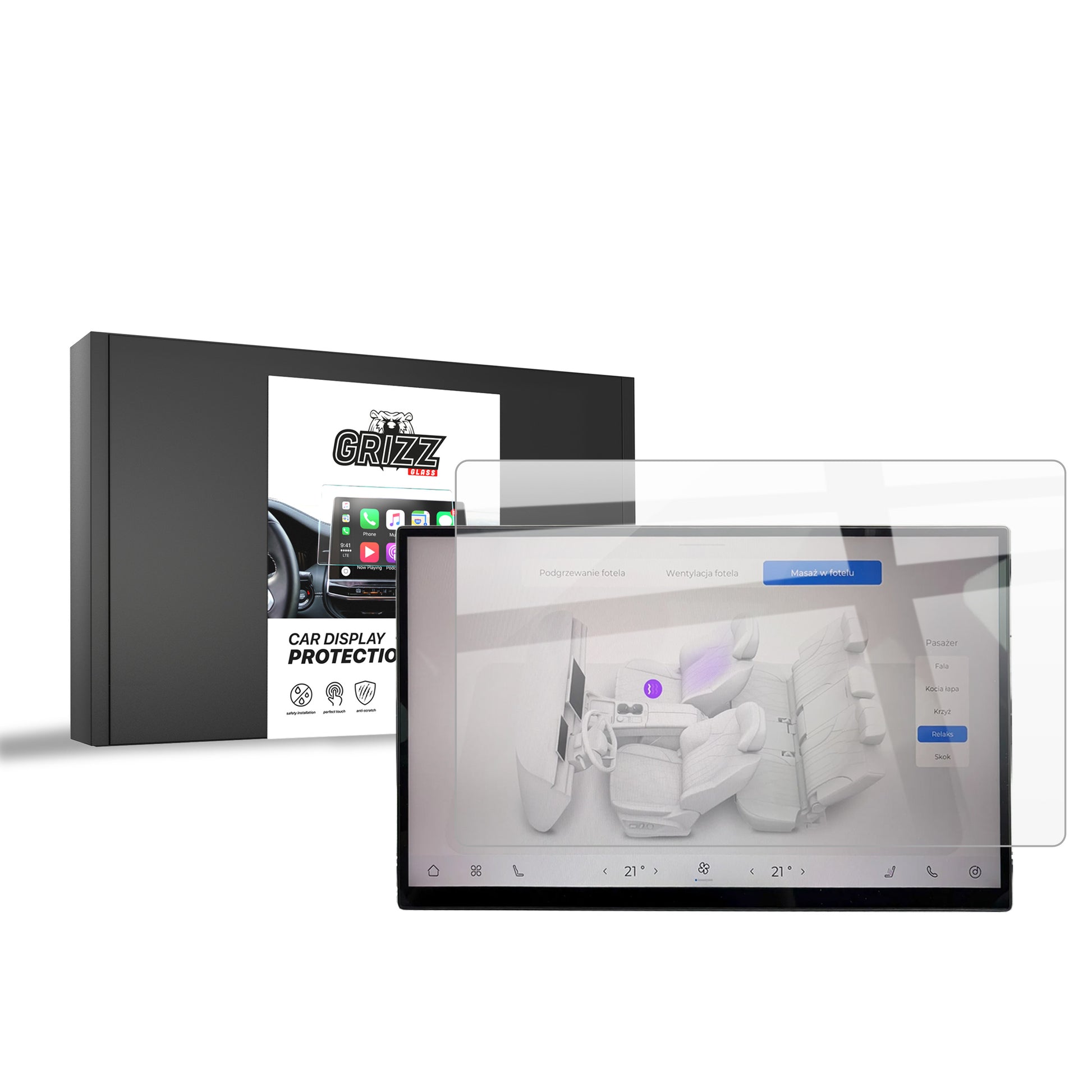 Ceramic screen film Chery Tiggo 8 15,6" (2025) Grizz