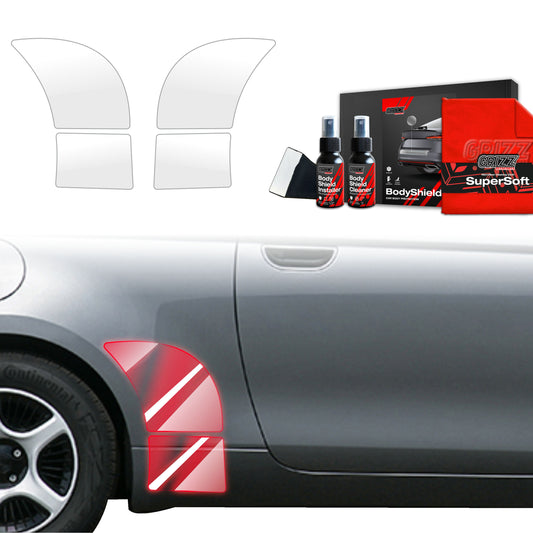 4in1 Protective film for wheel arches for Fiat 500 (2016-2025)