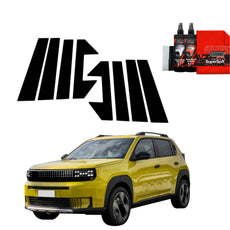 8in1 Black film for pillars Fiat Grande Panda (2025)