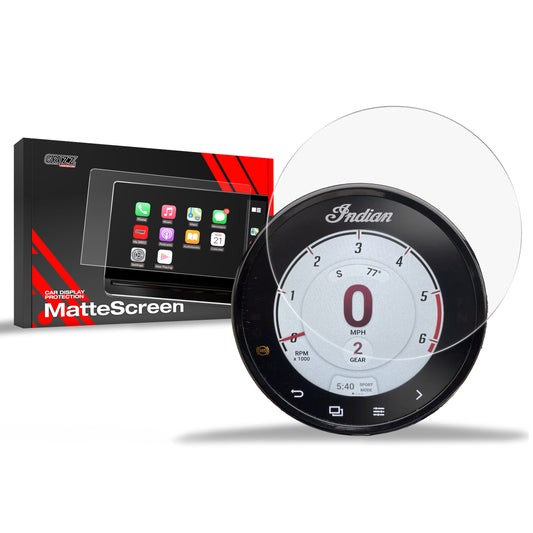 Anti-fingerprint screen film Indian 101 Scout 4" (2022-2025) Matte Grizz
