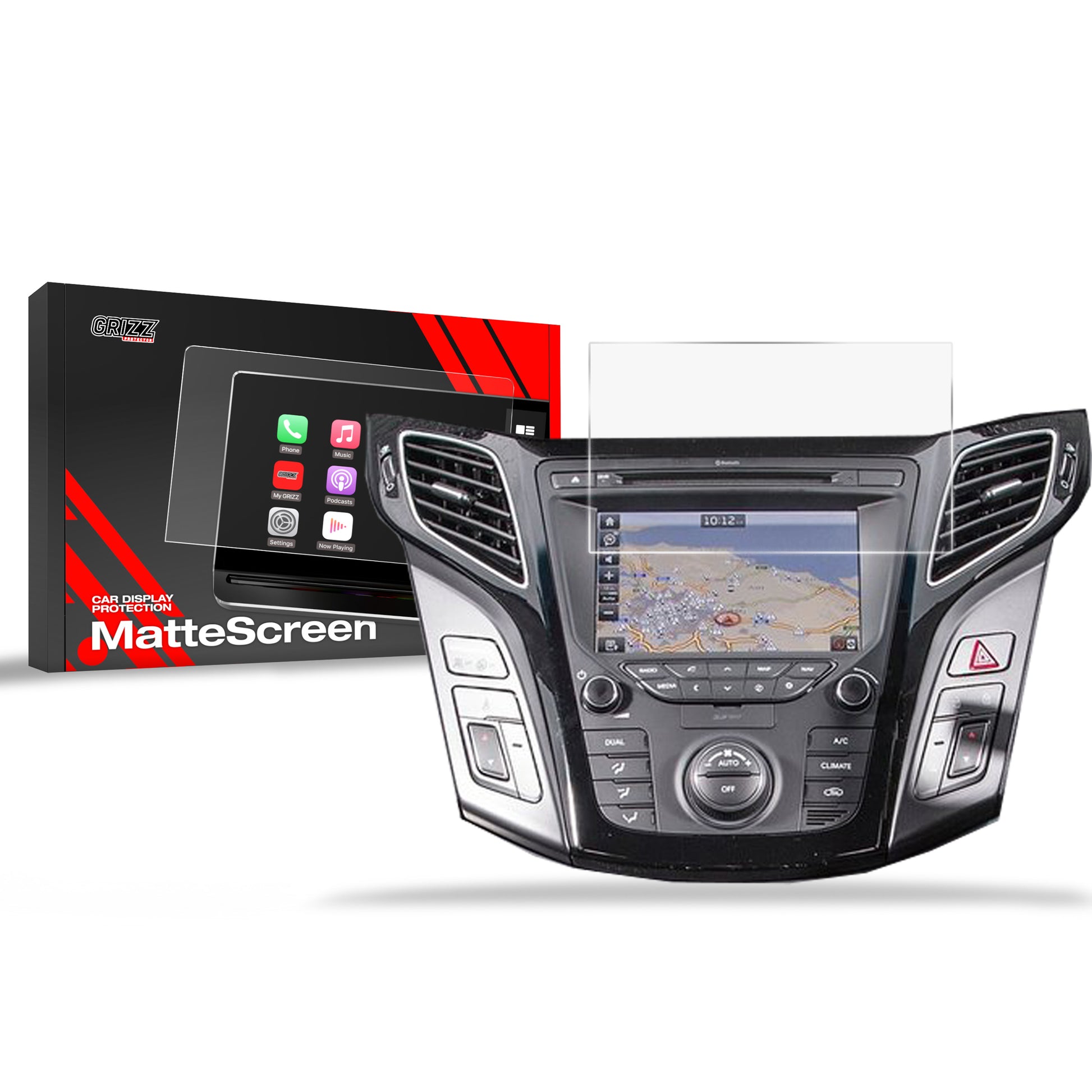 Ekrano plėvelė nuo pirštų atspaudų Hyundai i40 (2015-2018) Matine Grizz