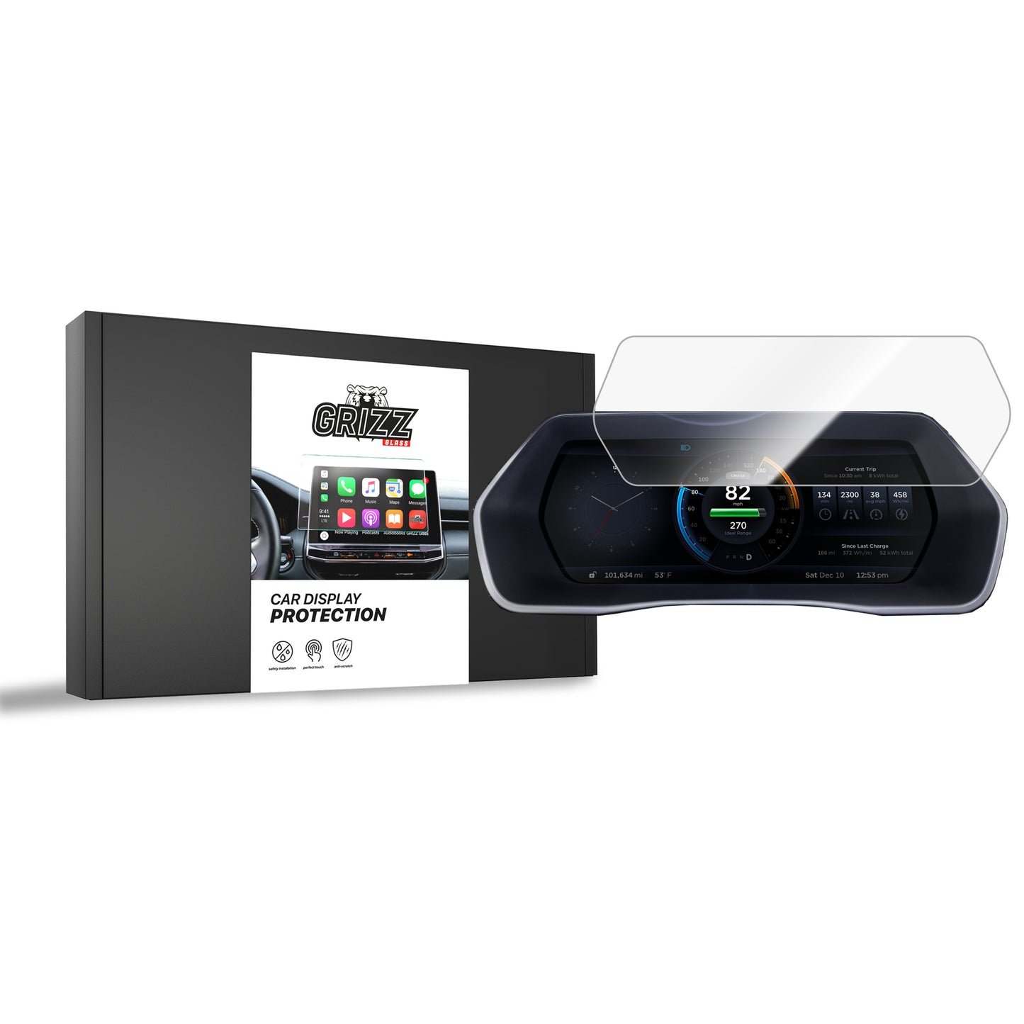 Ceramic screen film Tesla Model X 12,3"(2016-2021) Grizz