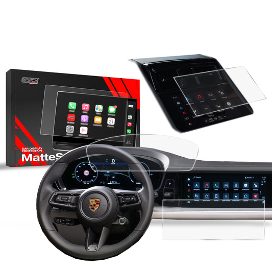 Anti-fingerprint screen film Porsche Panamera 3 12,3" (2024-2025) Matte Grizz 3in1