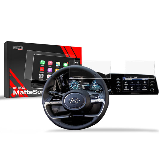 Anti-fingerprint screen film Hyundai Elantra CN7 8" (2020-2025) Matte Grizz 2in1