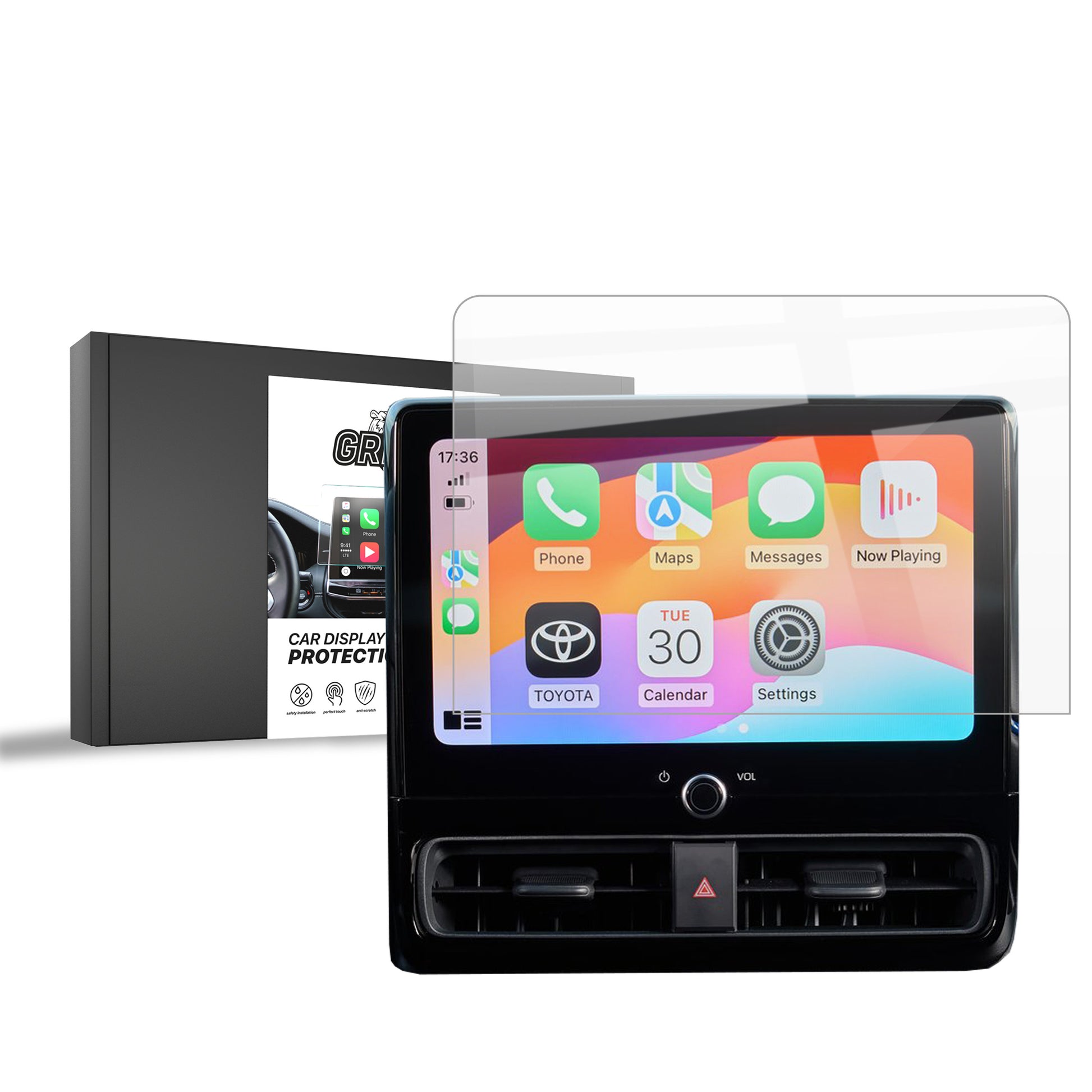 Ceramic screen film Toyota Yaris Cross 10,5" Facelift (2024-2025) Grizz