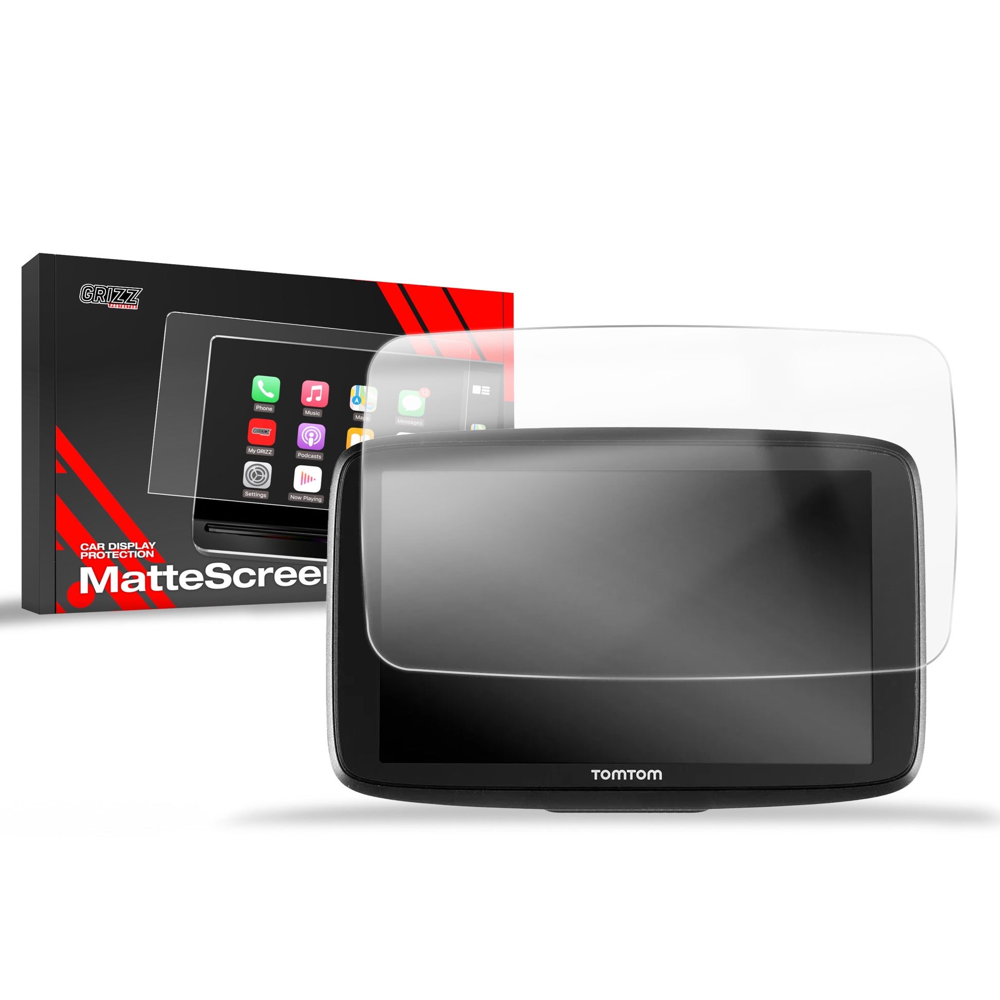 Ekrano plėvelė nuo pirštų atspaudų Tomtom Go Essential 6" Matine Grizz
