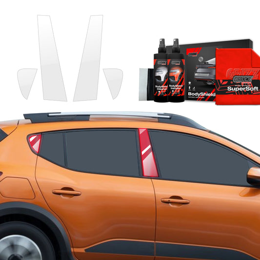 4in1 Protective film for pillars for Dacia Sandero (2020-2024)