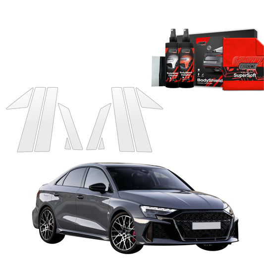 10in1 Protective film for pillars for Audi RS3 (2025)