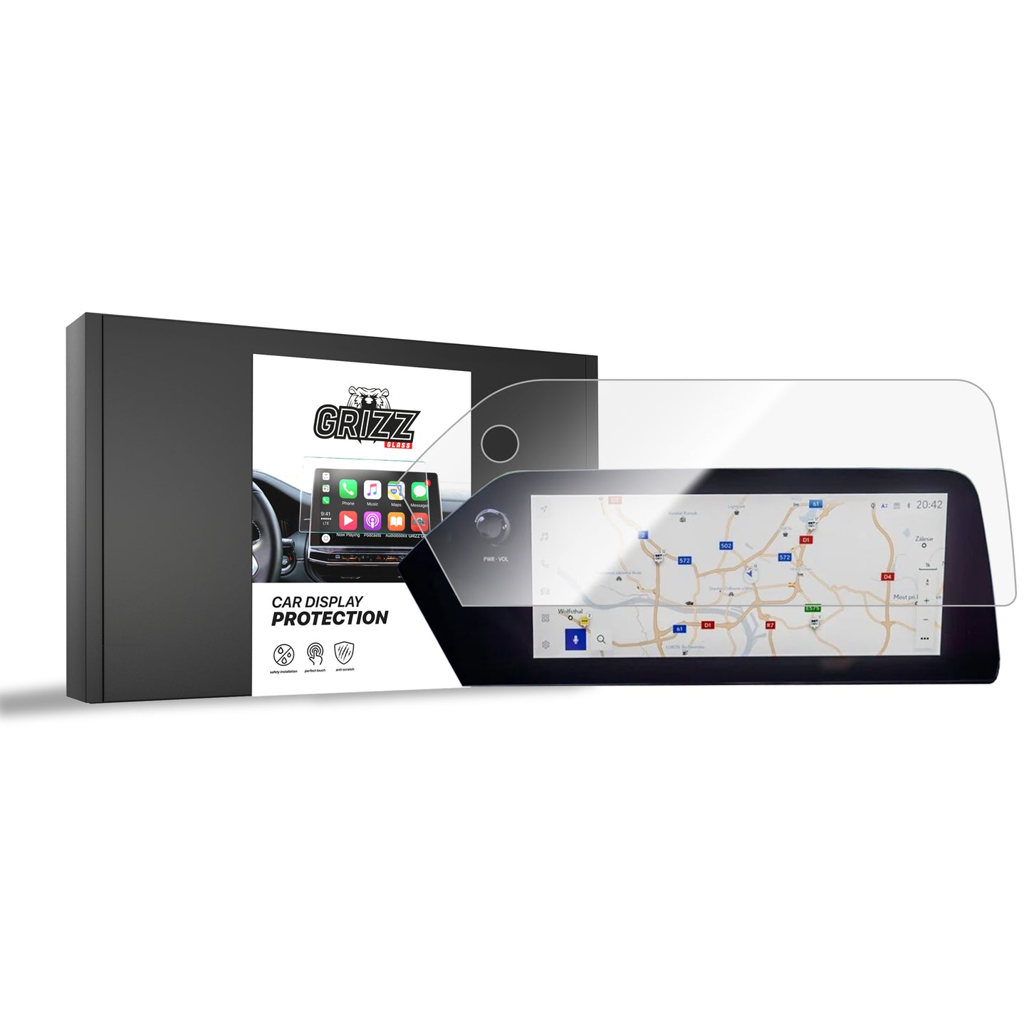 Keraminė ekrano plėvelė Lexus UX 12,3" (2020-2024) Grizz