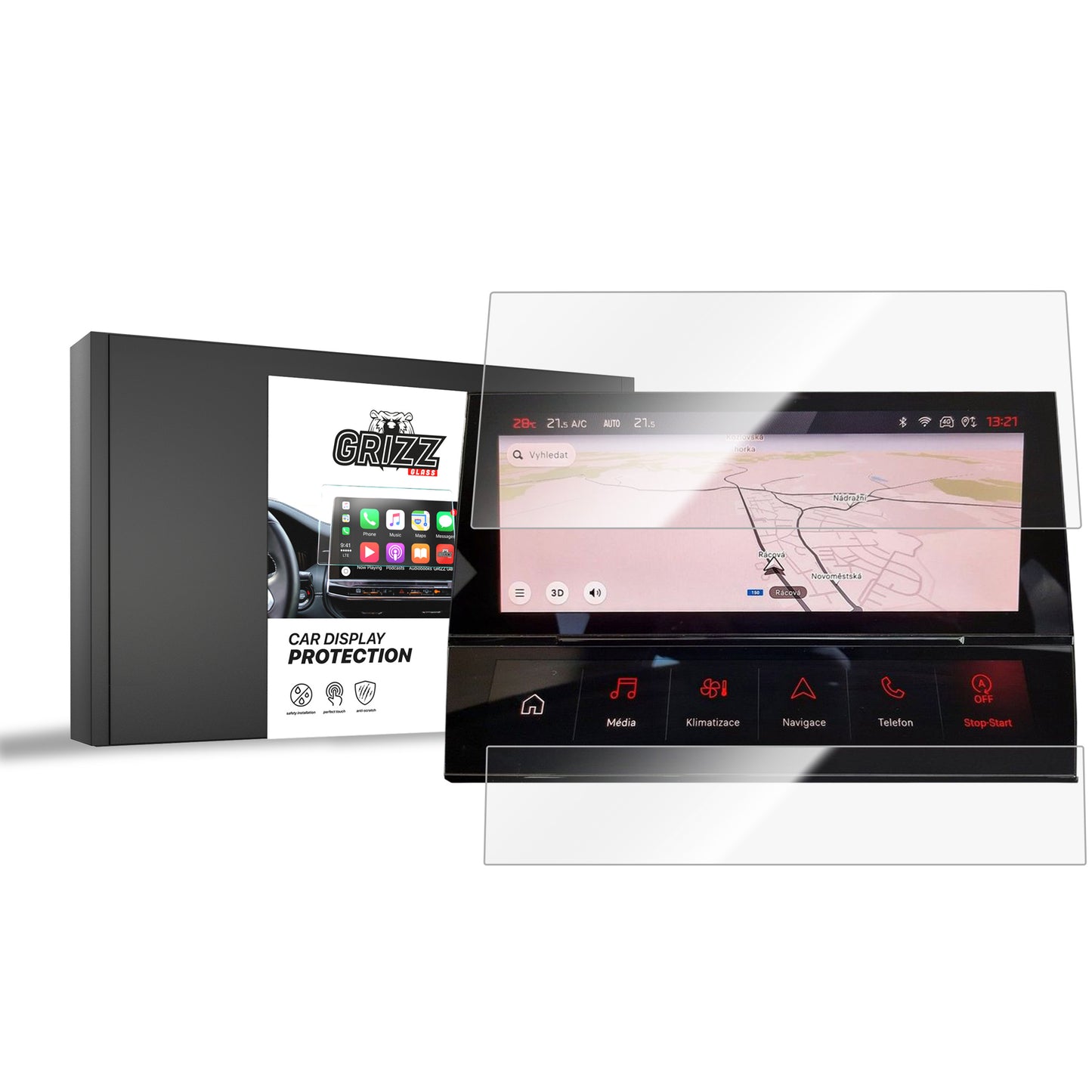 Ceramic screen film Peugeot 308 P5 (2021-2025) Grizz 2in1