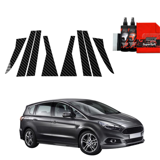 8in1 Anglies pluošto plėvelė statramsčiams Ford S-Max MK2 (2015-2019)