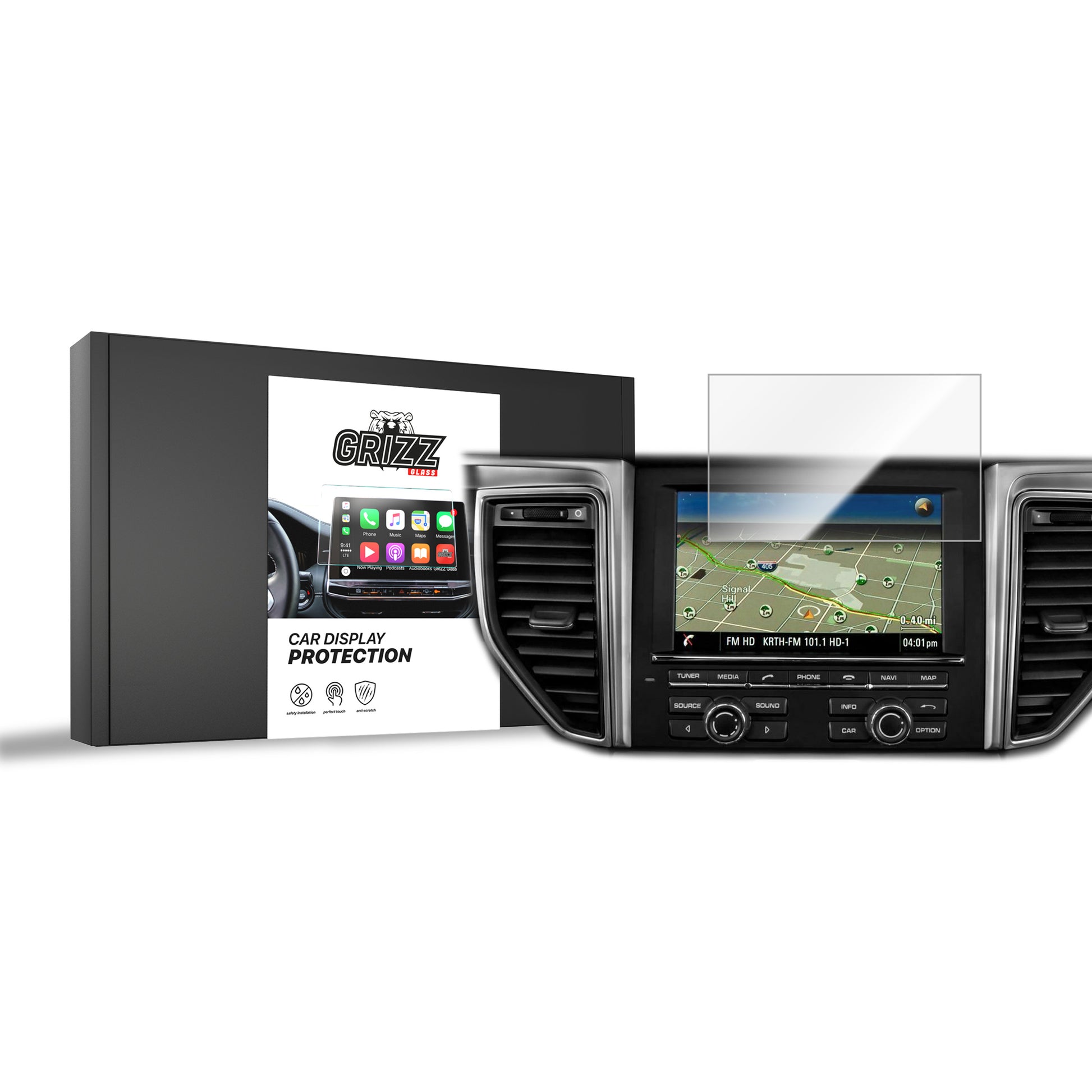 Ceramic screen film Porsche Macan 9" (2014-2018) Grizz