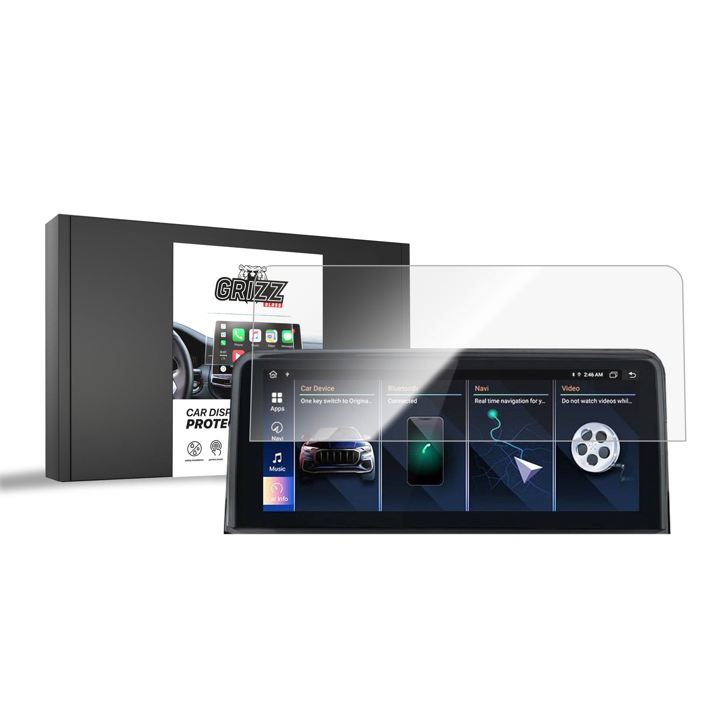 Ceramic screen film BMW M2 F87 8,8" (2014-2020) Grizz
