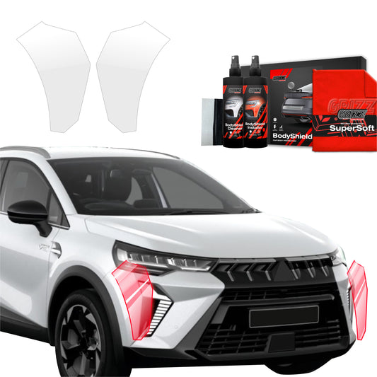 2in1 Protective film for the side of the bumper for  Mitsubishi ASX Facelift (2024-2025)