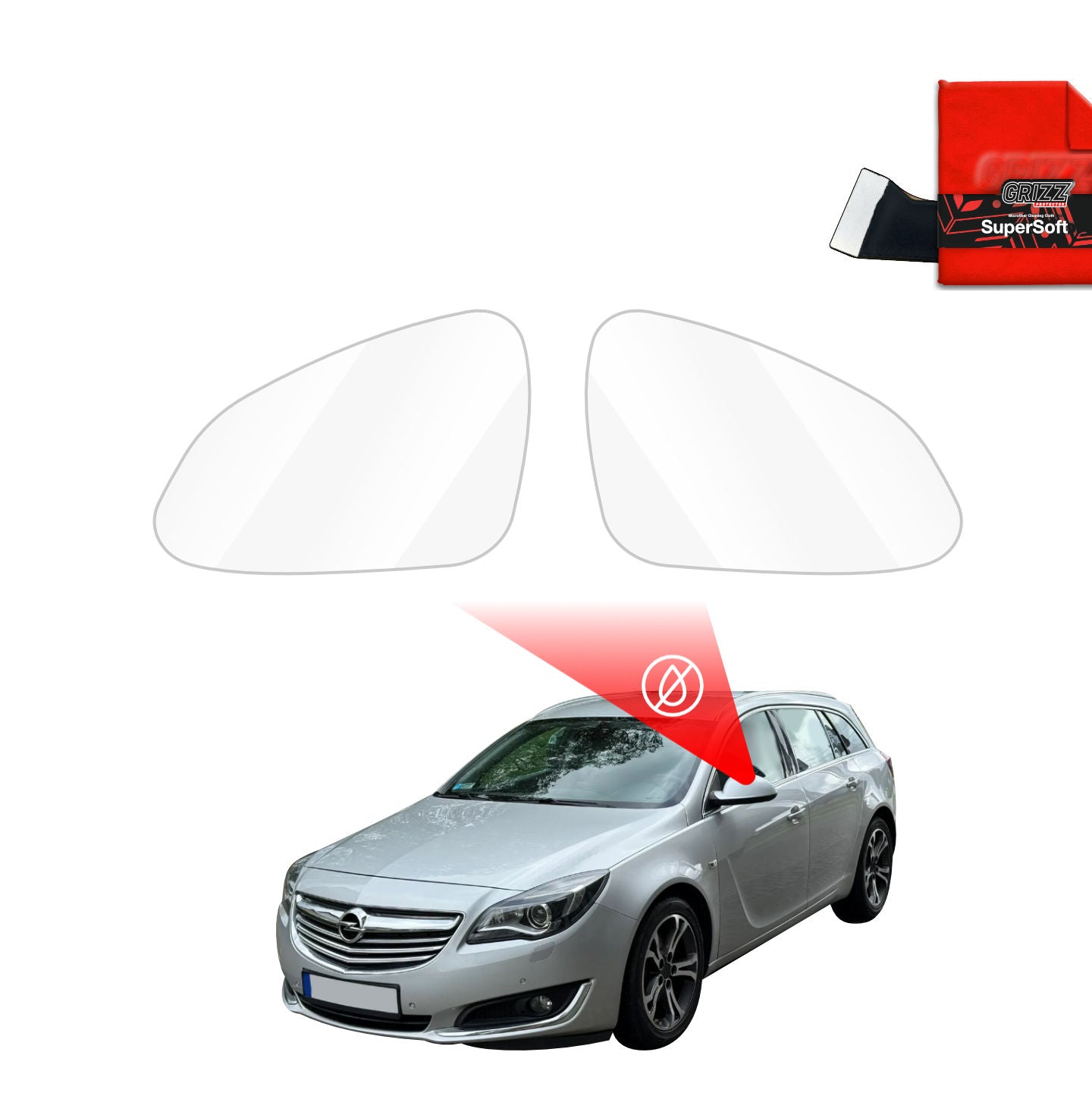 Rainproof mirror film Opel Insignia Kombi Facelifting (2013-2017)
