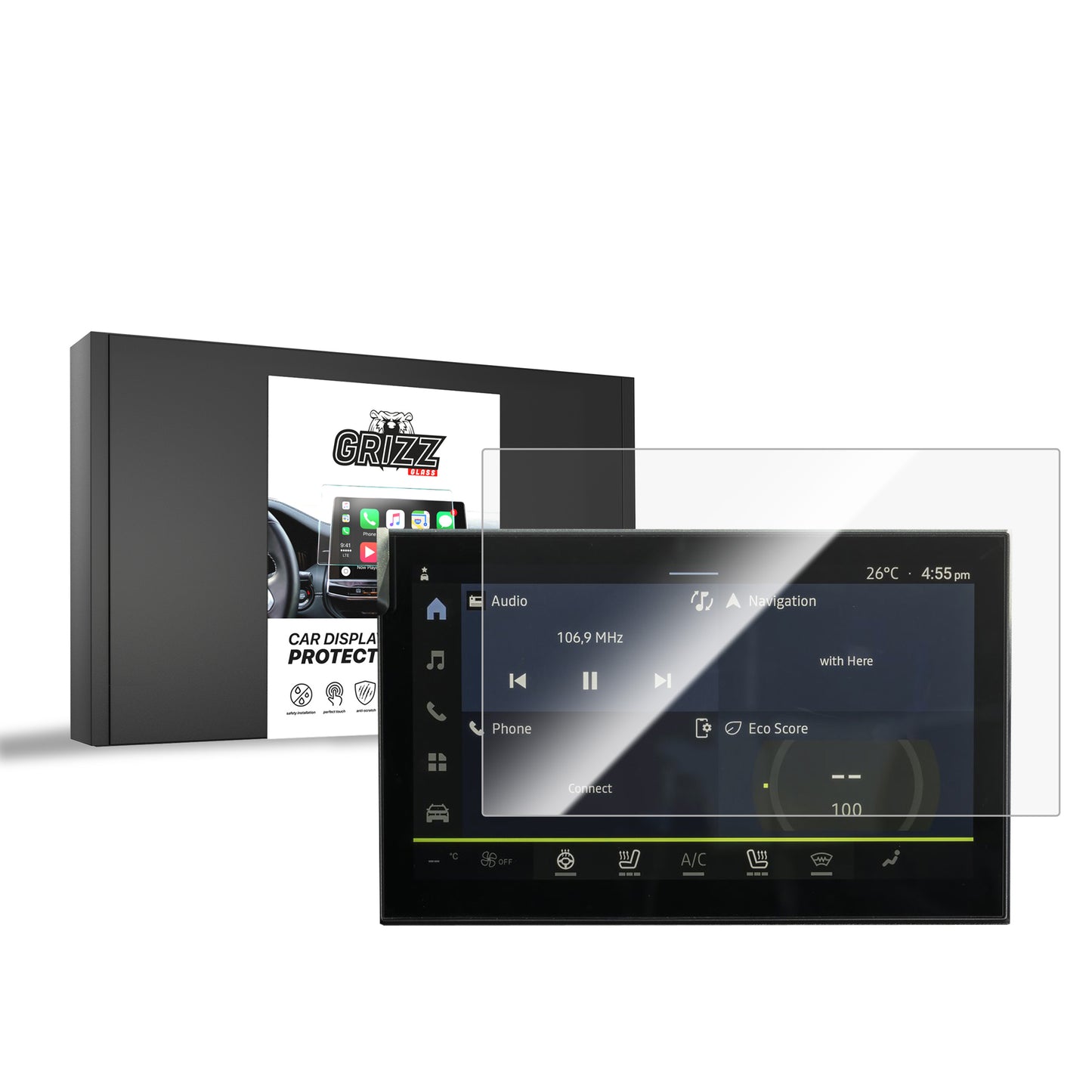 Ceramic screen film Dacia Duster 10" (2024-2025) Grizz