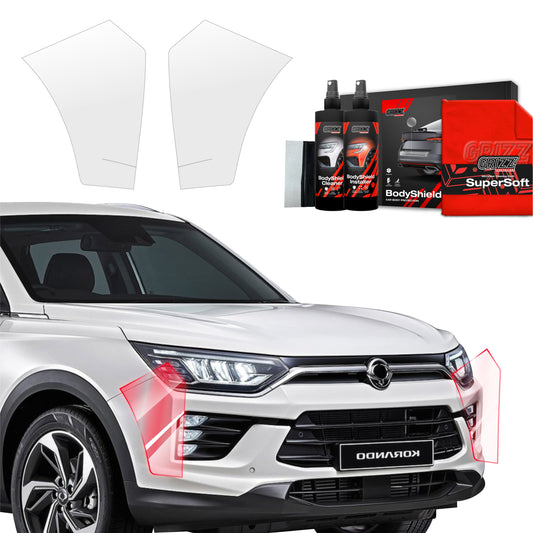 2in1 Protective film for the side of the bumper for  SsangYong Korando (2023-2025)