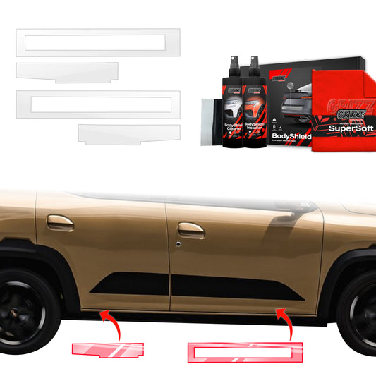 4in1 Protective film for sills for Dacia Spring (2024-2025)