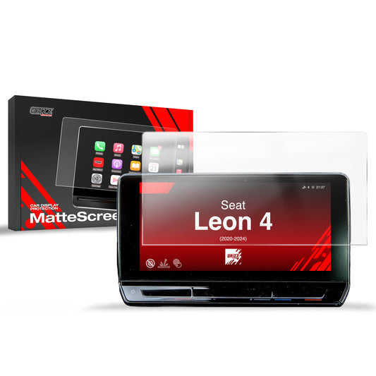 Anti-fingerprint screen film Seat Leon 4 10" (2020-2024) Matte Grizz