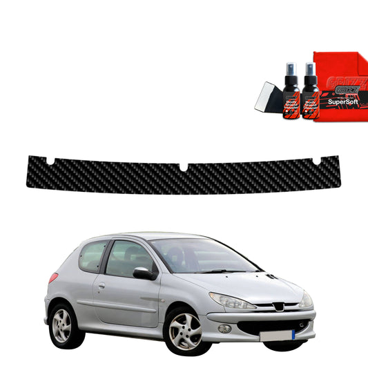 Carbon film for trunk threshold for Peugeot 206 (1998-2009)