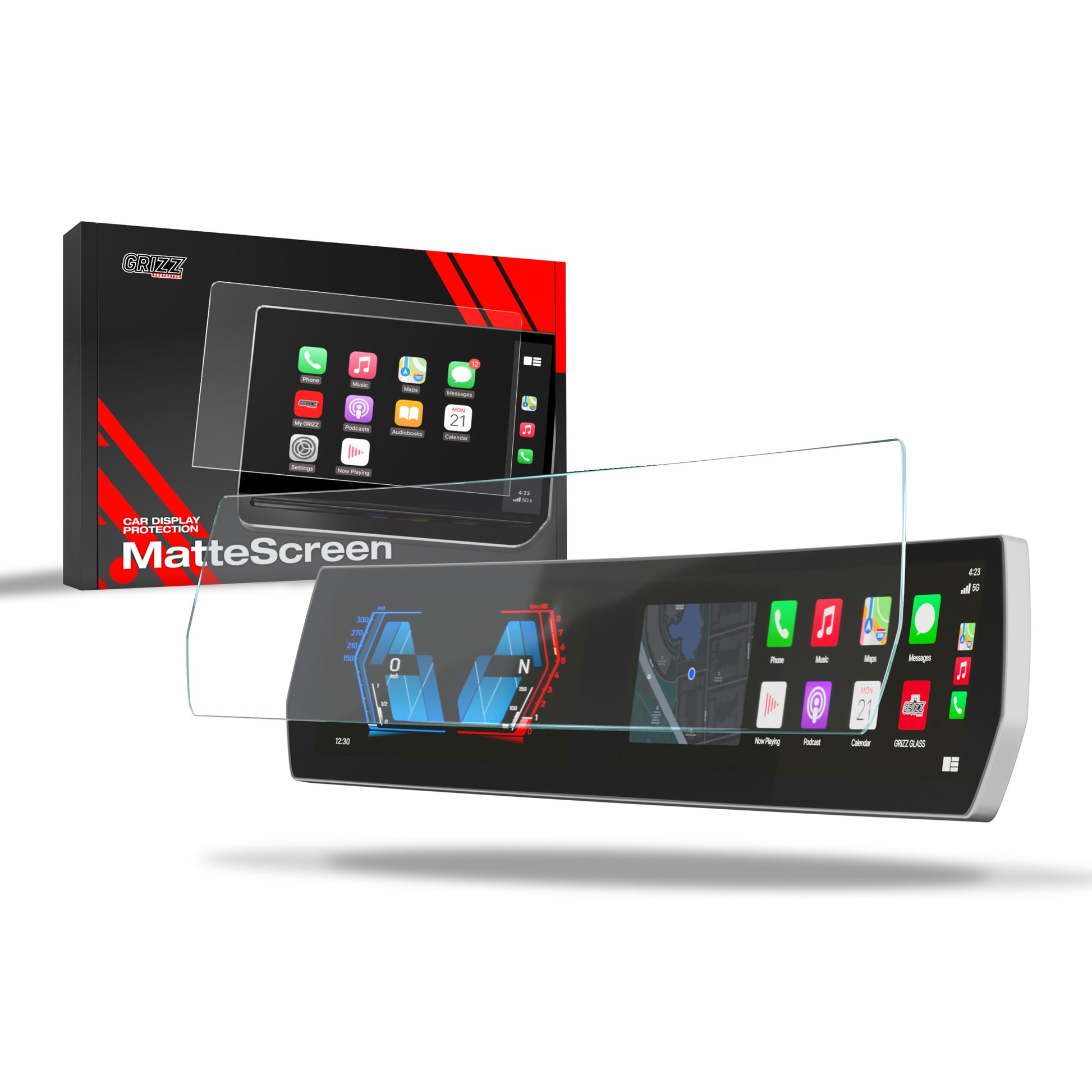 Anti-fingerprint screen protector BMW X2 U10 (2023-2025) Matte Grizz