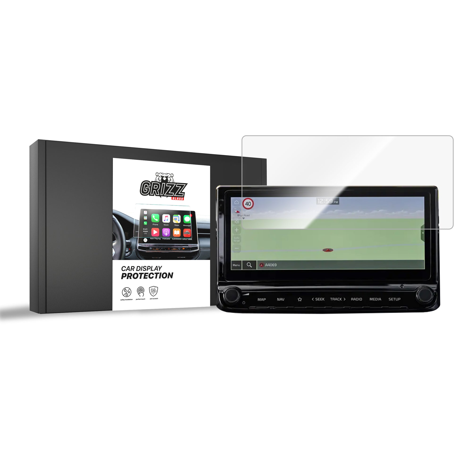 Ceramic screen protector for Kia Ceed Kombi 3 (2018-2024) Grizz