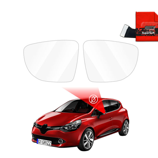Rainproof film for mirrors for Renault Clio (2012-2016)