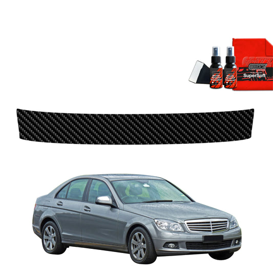 Carbon fiber film for the trunk sill Mercedes Benz C Class W204 Sedan (2007-2011)