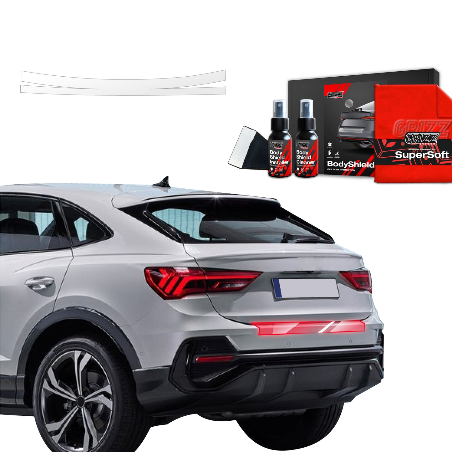 Protective film for trunk threshold for Audi Q3 Sportback (2018-2025)