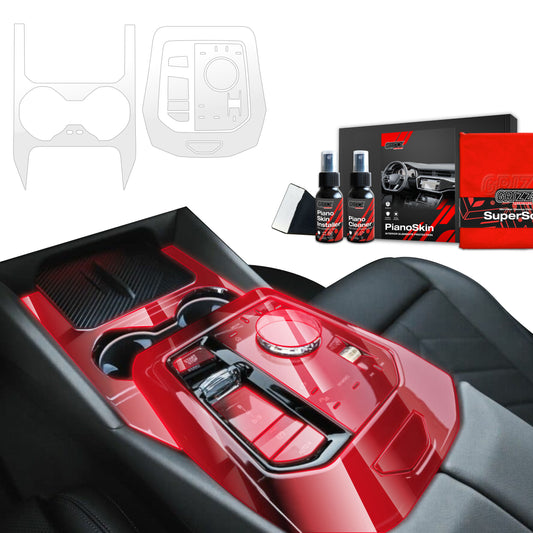 2in1 Grizz protective interior film BMW 5 G60 (2023-2024) Transparent PianoSkin