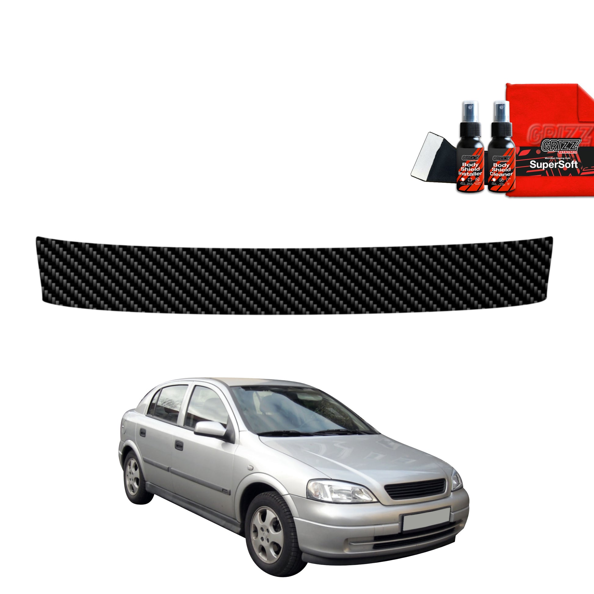 Carbon fiber film for the trunk sill Opel Astra G Hatchback 5D (1998-2009)