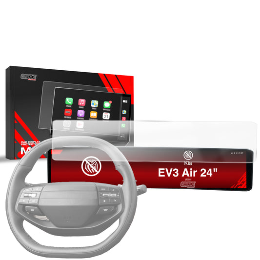 Anti-fingerprint screen film Kia EV3 Air 24" (2025) Matte Grizz