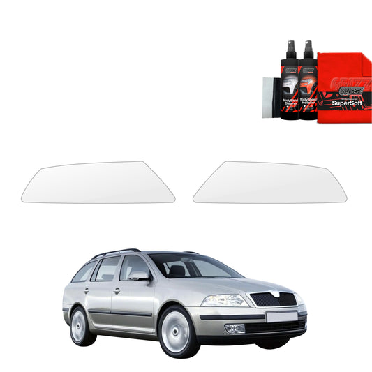 2in1 Apsauginė plėvelė žibintams  Skoda Octavia 2 Kombi (2004-2008)